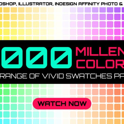 3000 millenial color swatches setcover image.