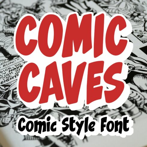 Comic Caves - Comic Style Font cover image.