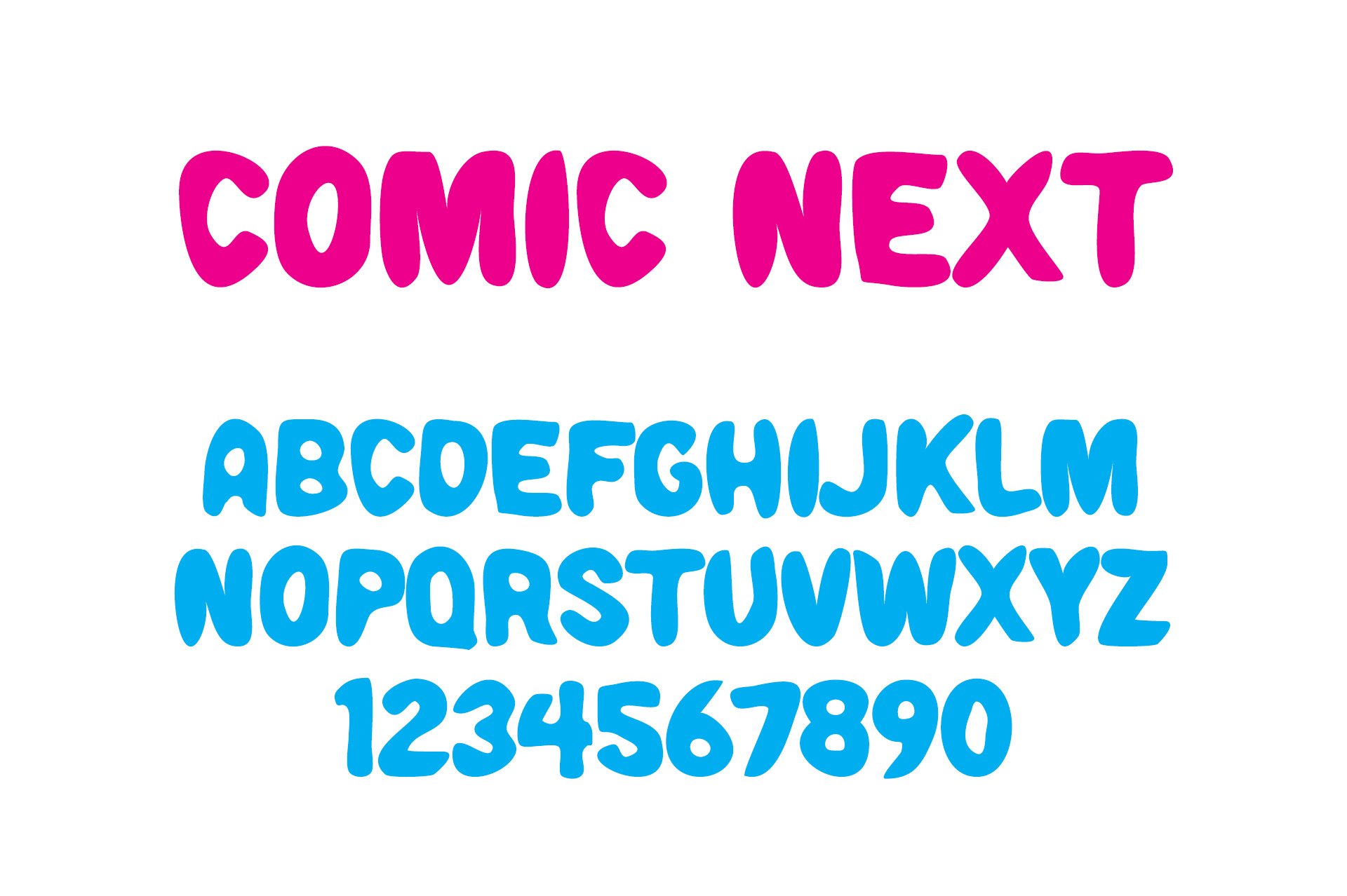 Comic Next Font preview image.