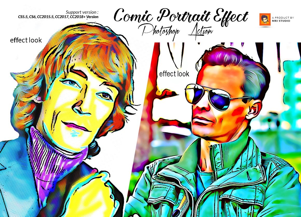 Comic Portrait Effectcover image.