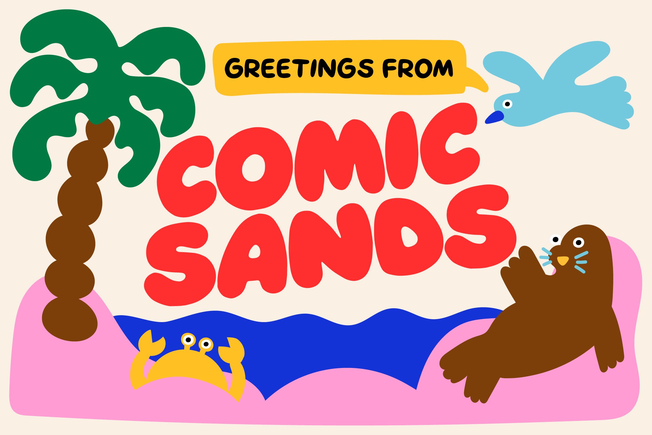 Comic Sands! A Font For Good Times preview image.