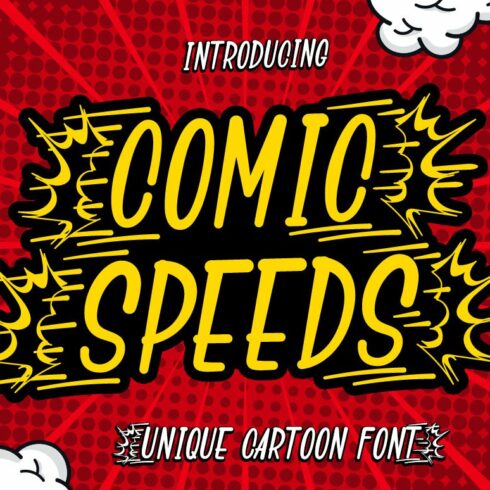 Comic Speeds - Cartoon Font cover image.