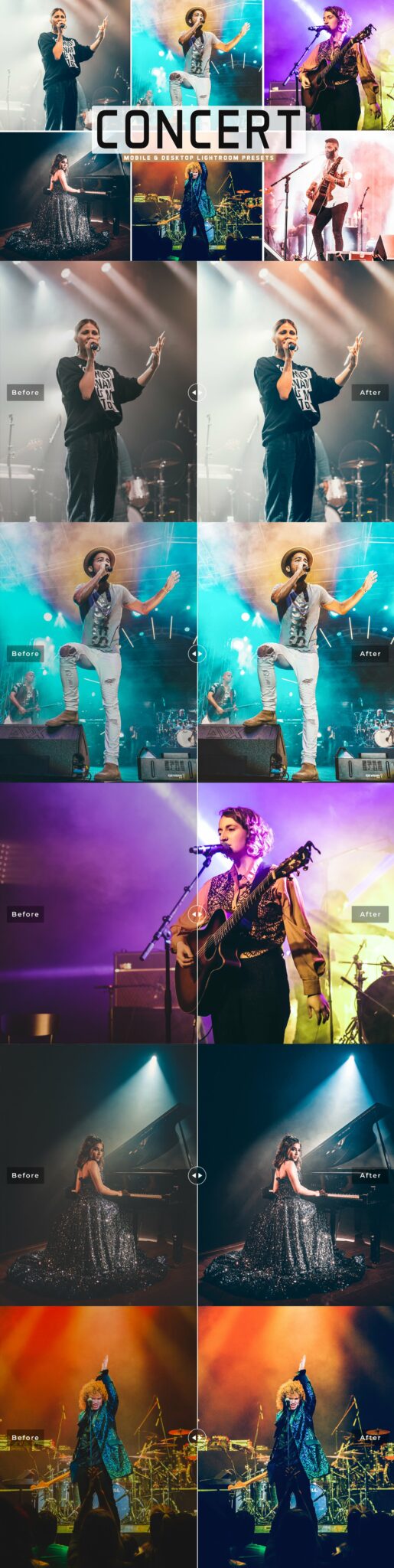 Concert Pro Lightroom Presets – MasterBundles