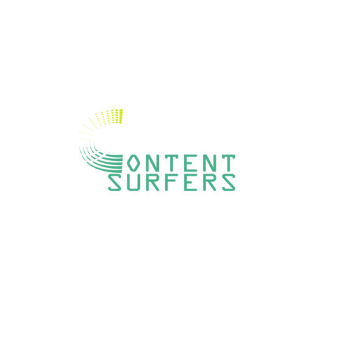 Content surfers - TShirt Print Design cover image.