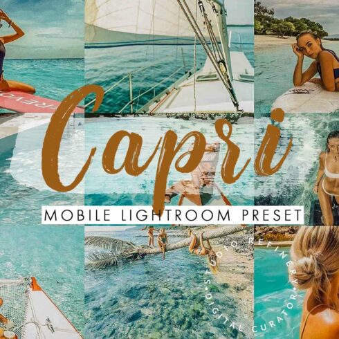 Capri Mobile Lightroom Presetscover image.