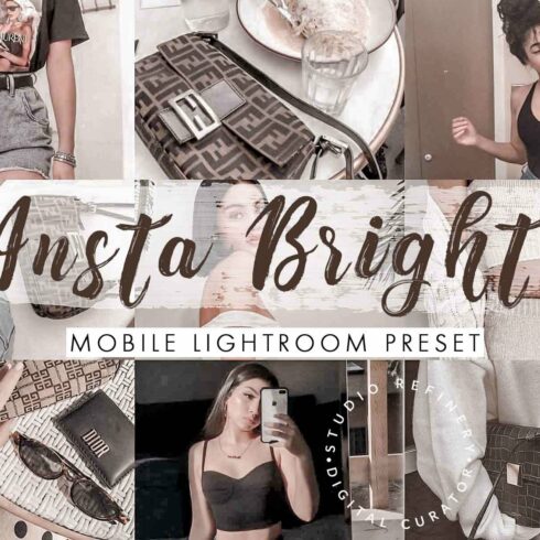 Insta Bright Mobile Lightroom Presetcover image.