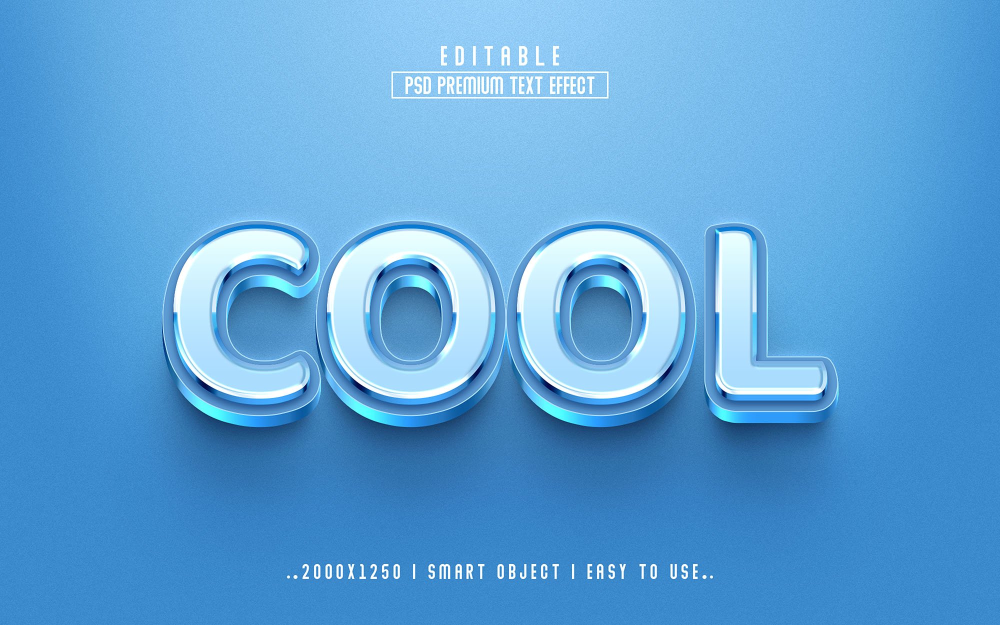 Cool 3D Editable Text Effect stylecover image.