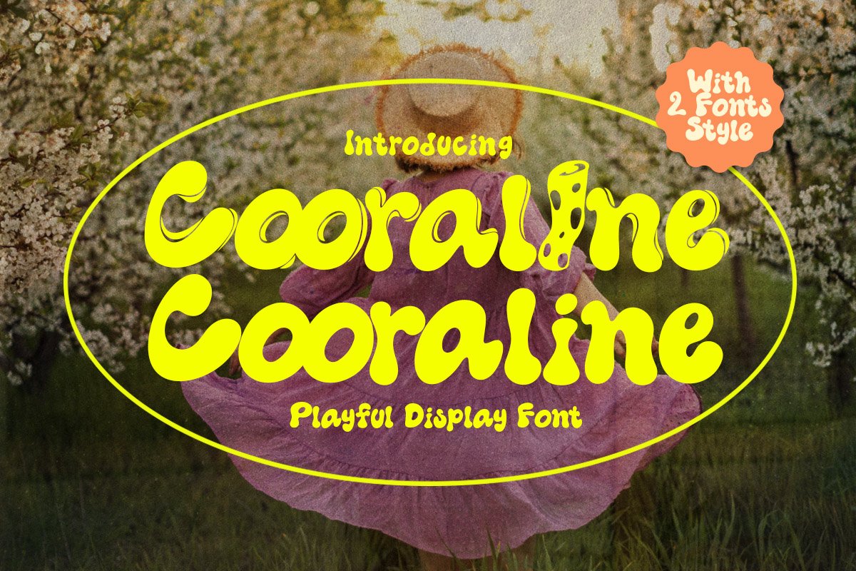Cooraline | Playful Display Fontcover image.