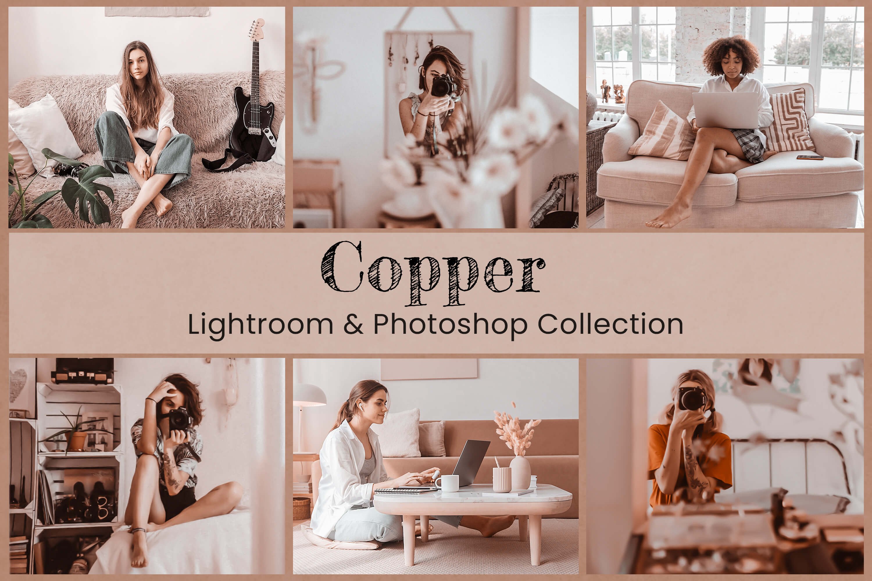 Copper Lightroom Photoshop LUTscover image.