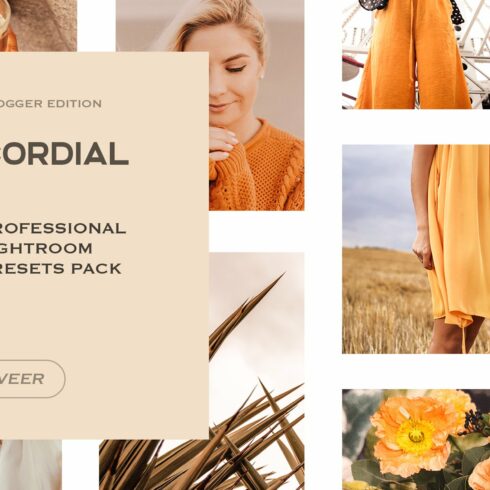 Cordial Lightroom Presets Mobilecover image.