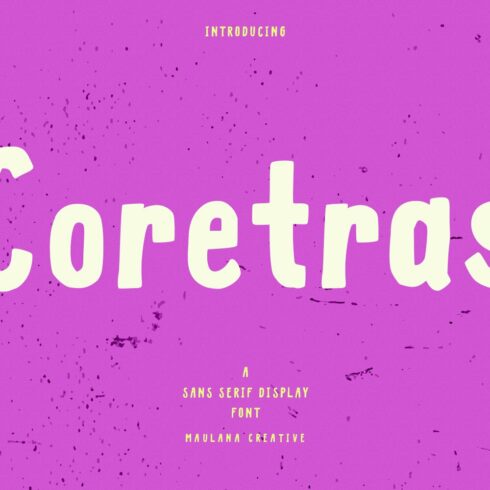 Coretras Handwritten Sans Font cover image.