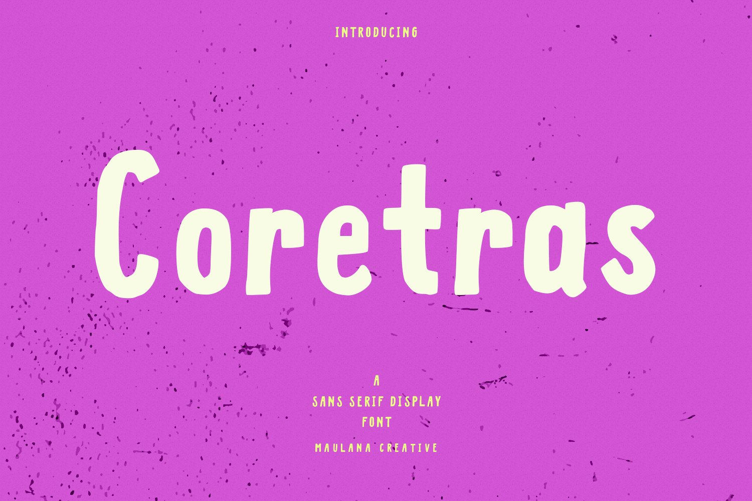 Coretras Handwritten Sans Font cover image.