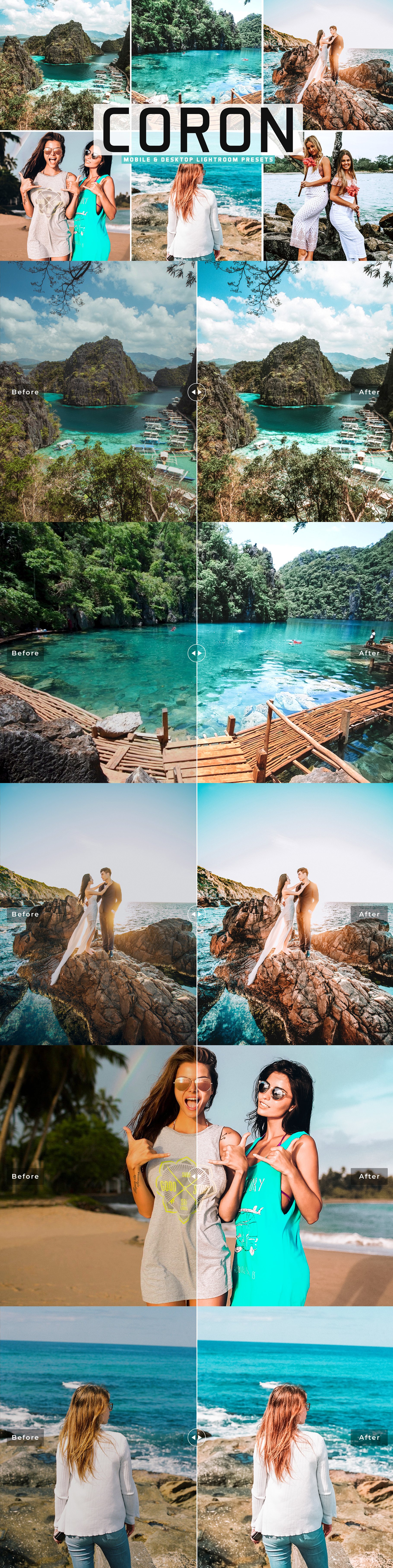 Coron Pro Lightroom Presetscover image.