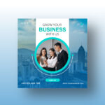 Corporate Social Media Banner template - MasterBundles