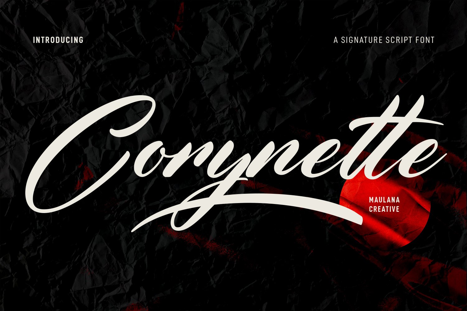 Corynette Signature Script Font cover image.