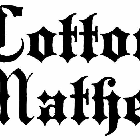 Cotton Mather cover image.