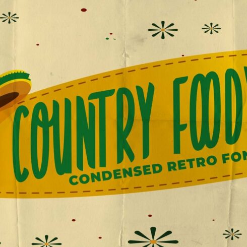 Country Foody - Condensed Retro Fontcover image.