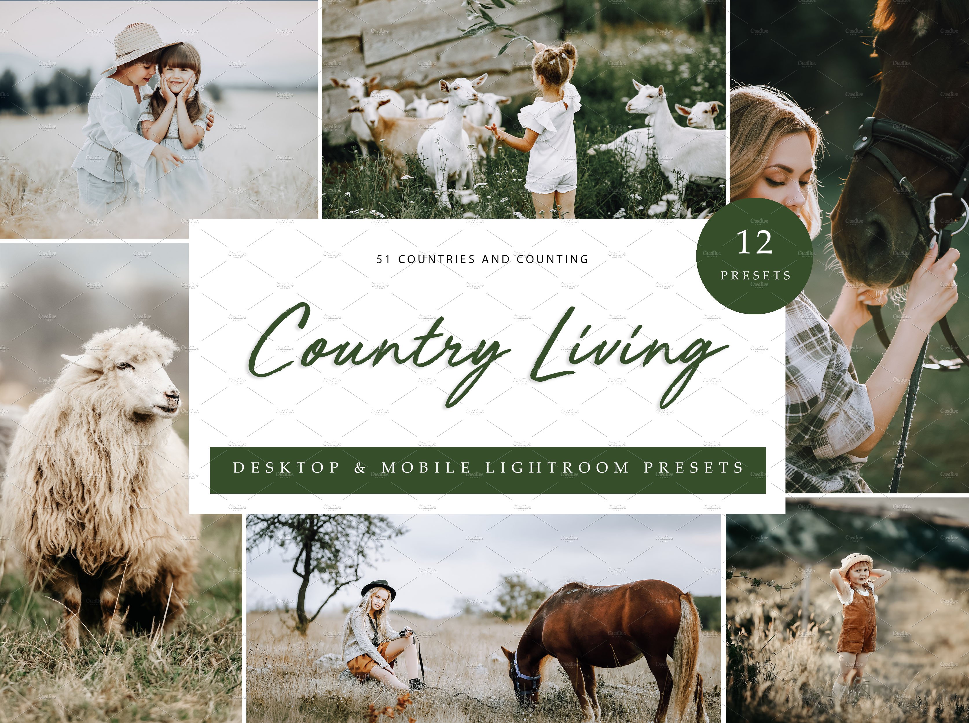 12x Lightroom Presets Country Livingcover image.