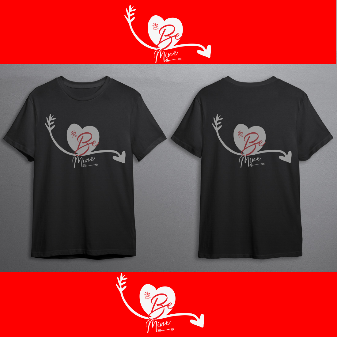 Valentine's Day Shirt for Men 3D Graphic Tees Fashion Heart Print