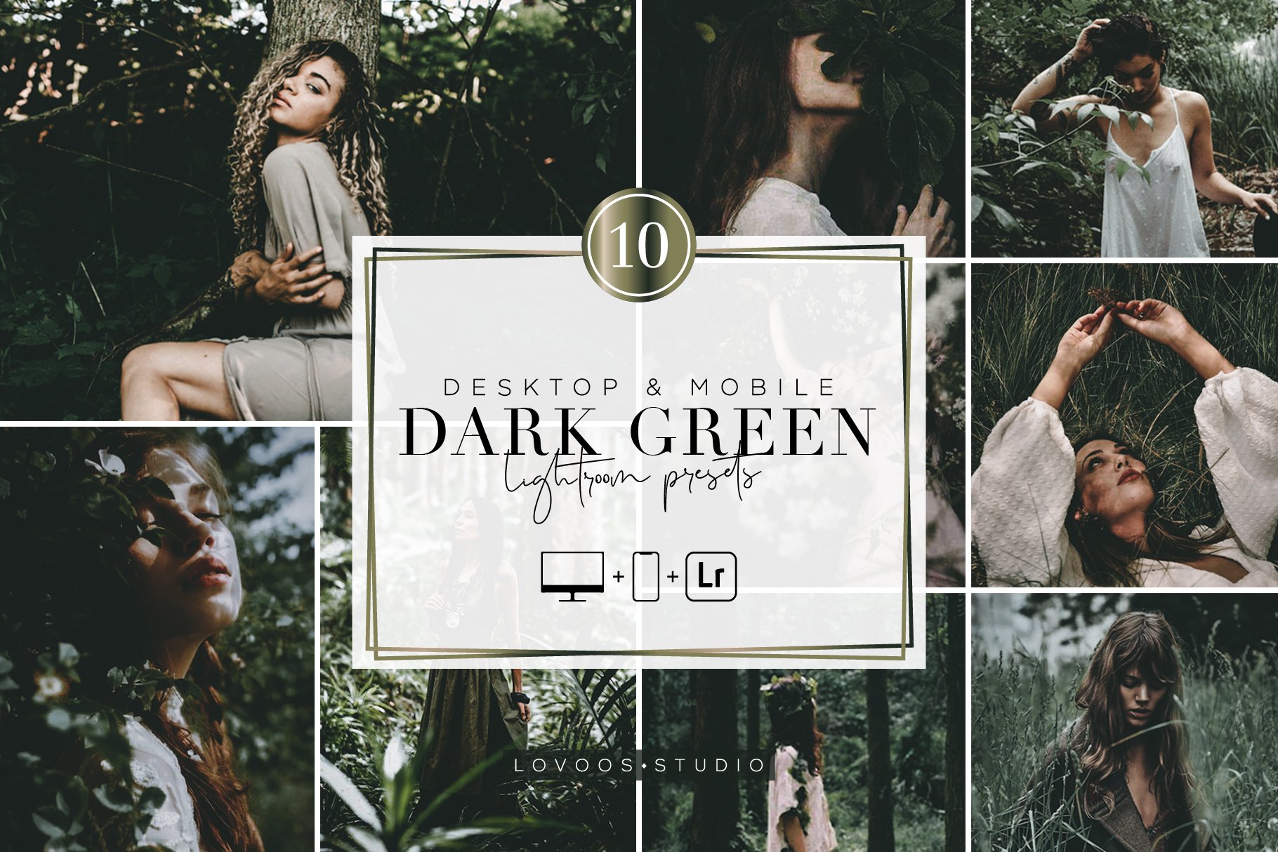 DARK GREEN - Lightroom Presetscover image.