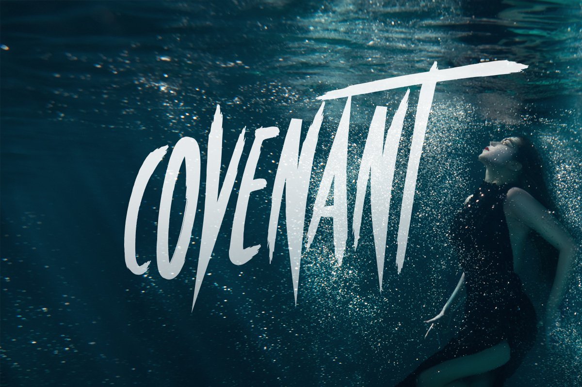 Covenant - Brush Font cover image.