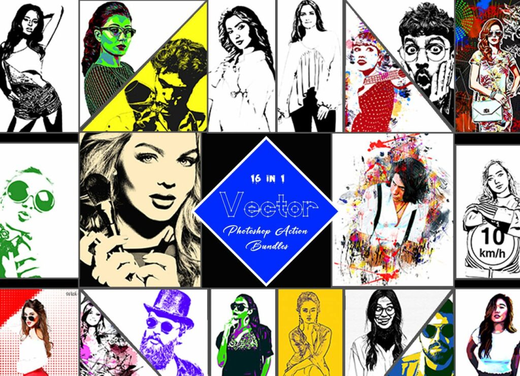 Vector Photoshop Action Bundle – MasterBundles