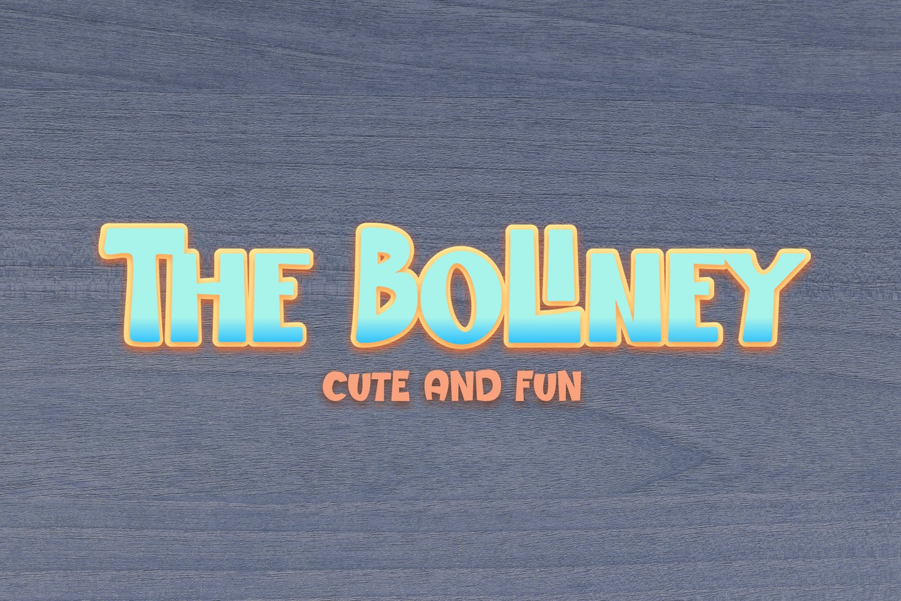 The Boliney - Display Font cover image.