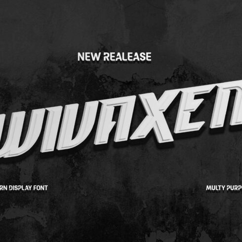 Wivaxen - Modern Display Font cover image.