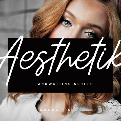 Aesthetik | Handwriting Font cover image.