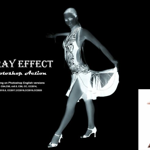 X-Ray Effect Photoshop Actioncover image.