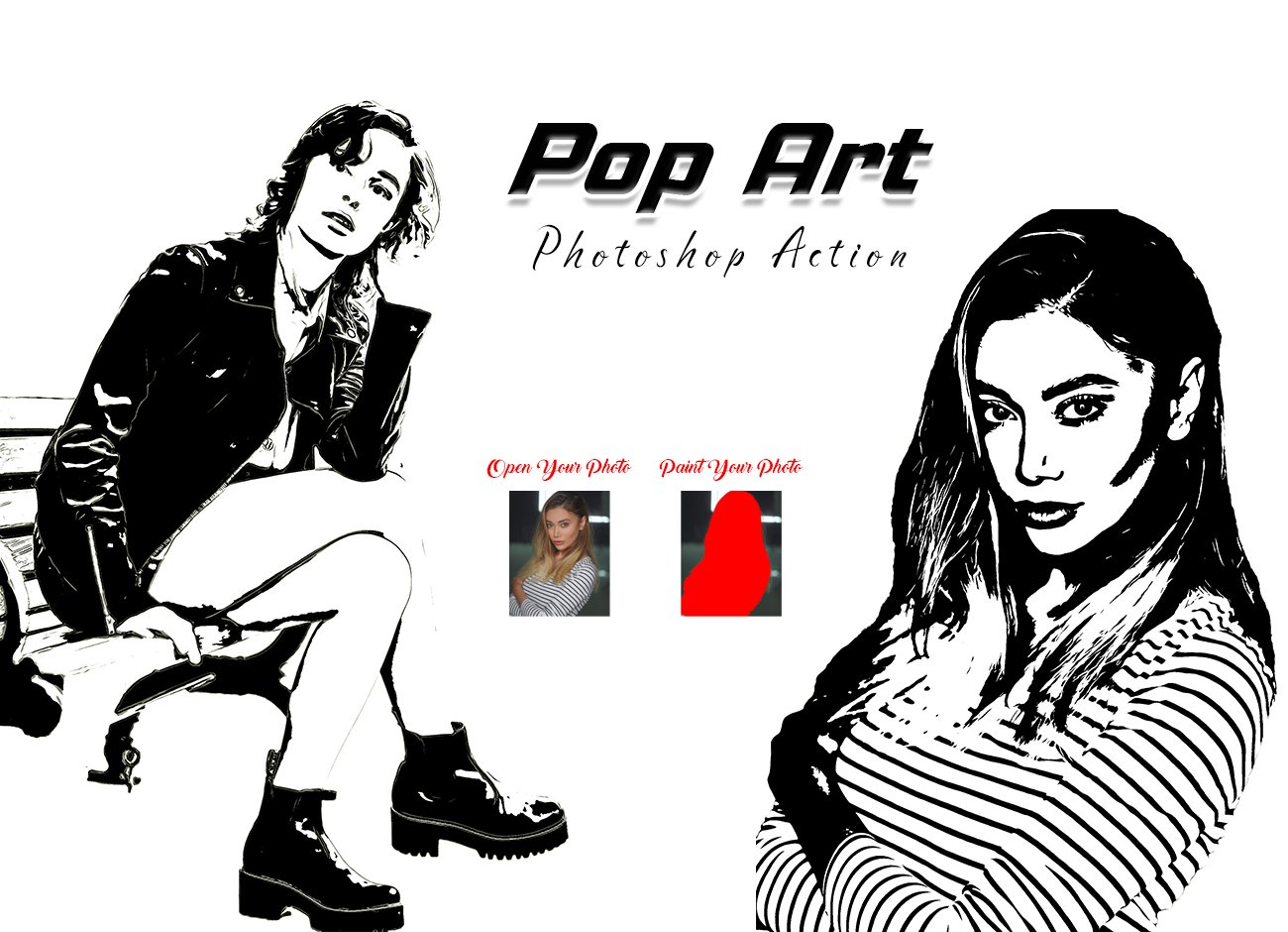 Pop Art Photoshop Actioncover image.