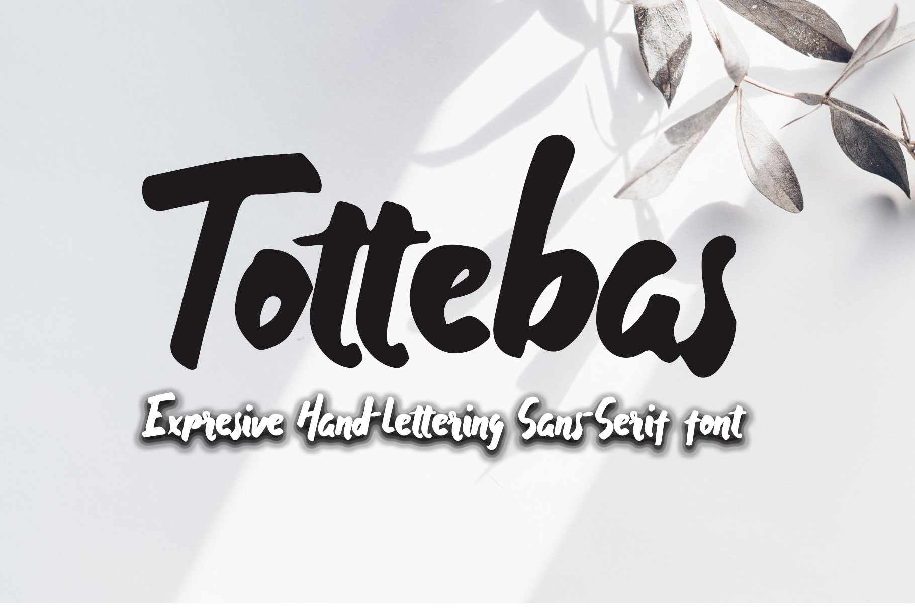 Tottebas - Hand Lettering Font cover image.