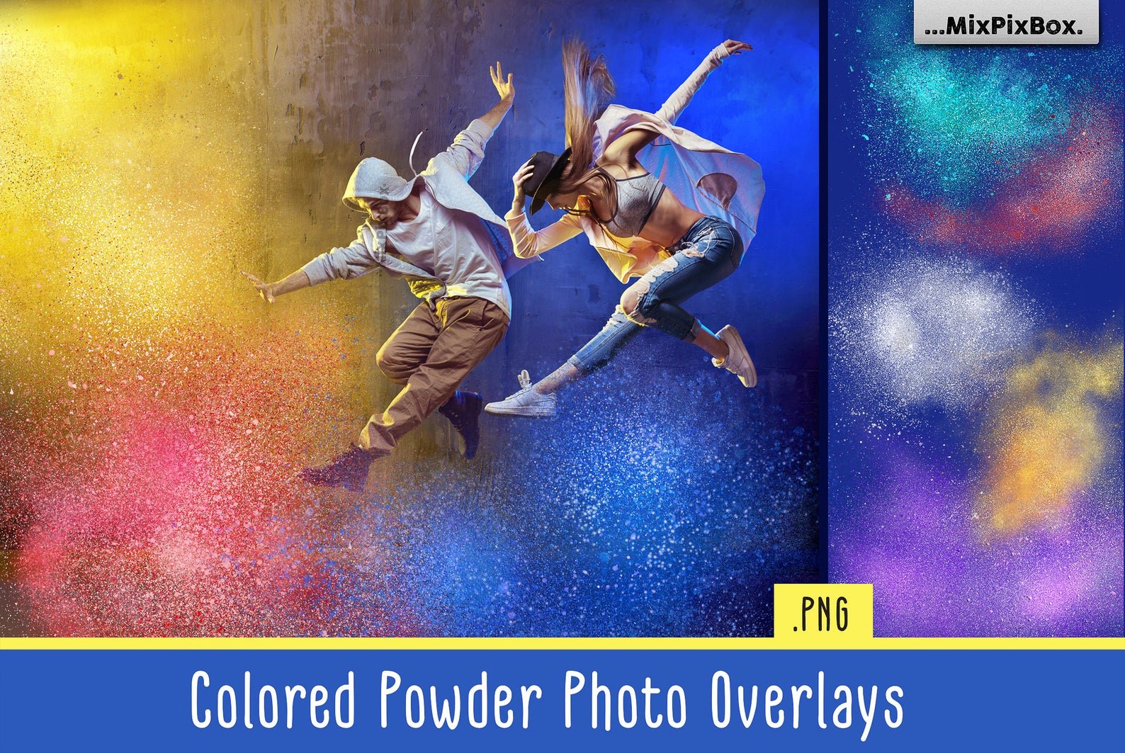 Colored Powder Photo Overlayscover image.