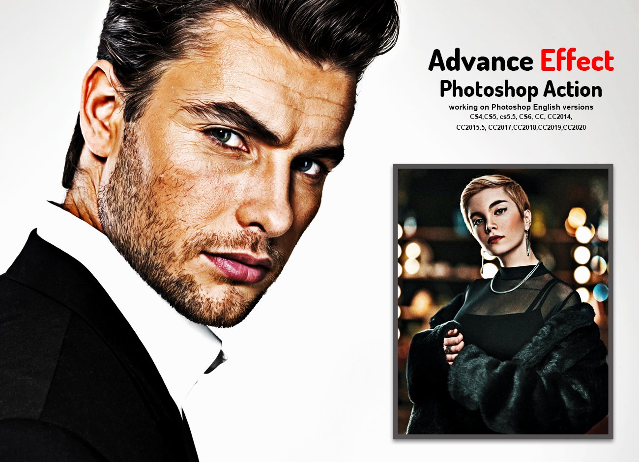 Advance Effect Photoshop Actioncover image.