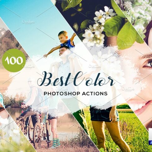 100 Best Color Photoshop Actionscover image.