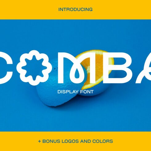 Comba Display Font + Logos cover image.
