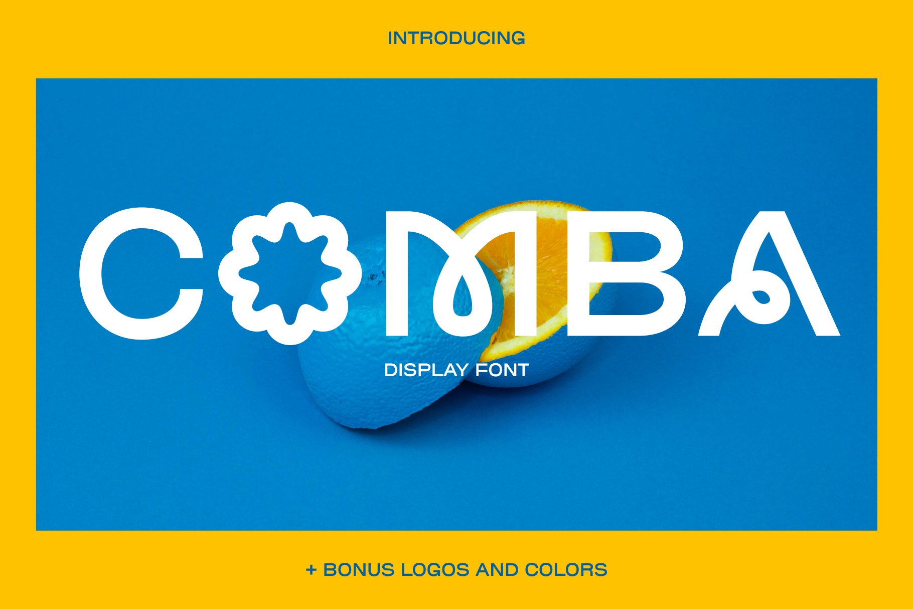 Comba Display Font + Logos cover image.