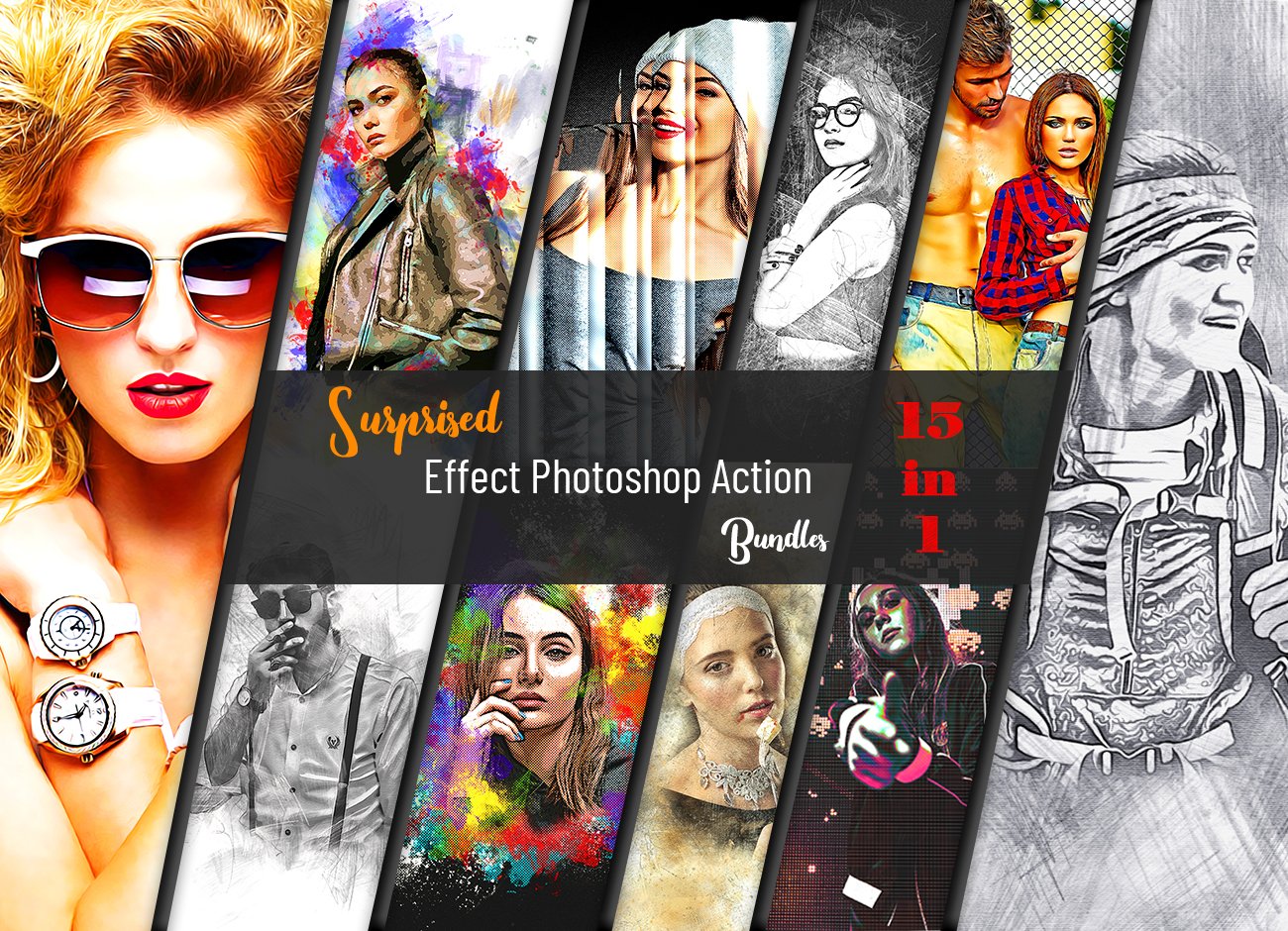 15 in 1 Surprised Effect PS Actioncover image.