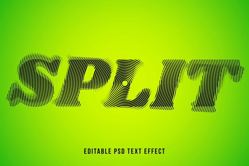 Text Effect Abstract Spinning – MasterBundles