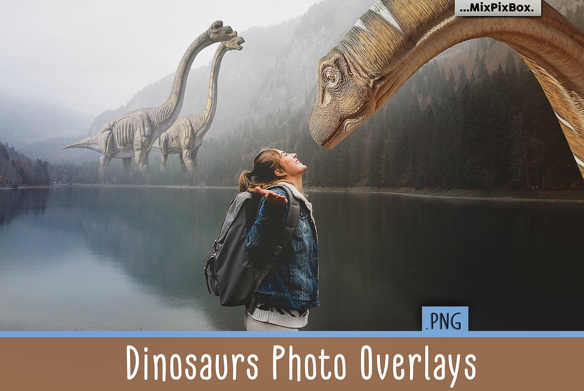 Dinosaurs Photo Overlays Packcover image.