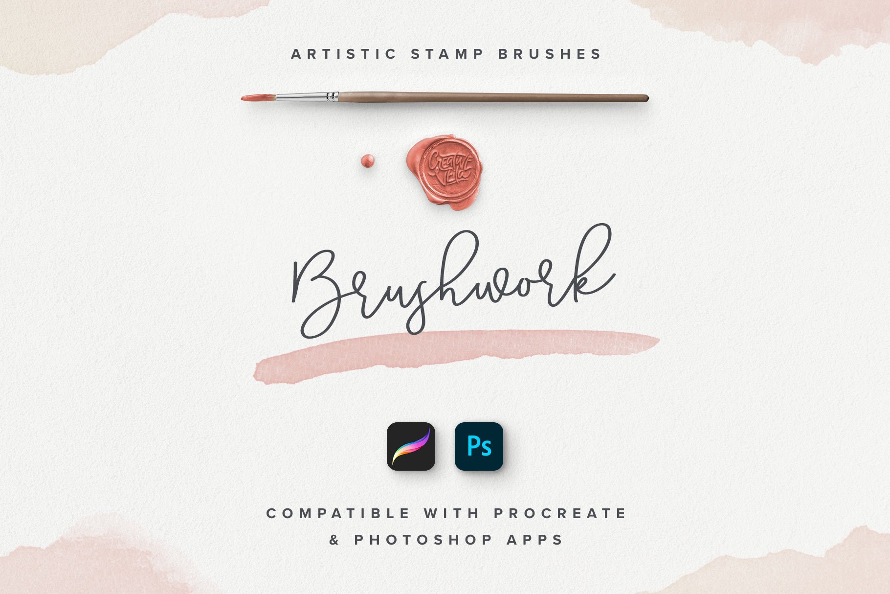 Brushwork PS & Procreate Brushescover image.
