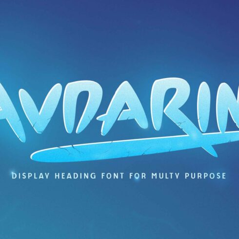Avdarin - Display Font cover image.