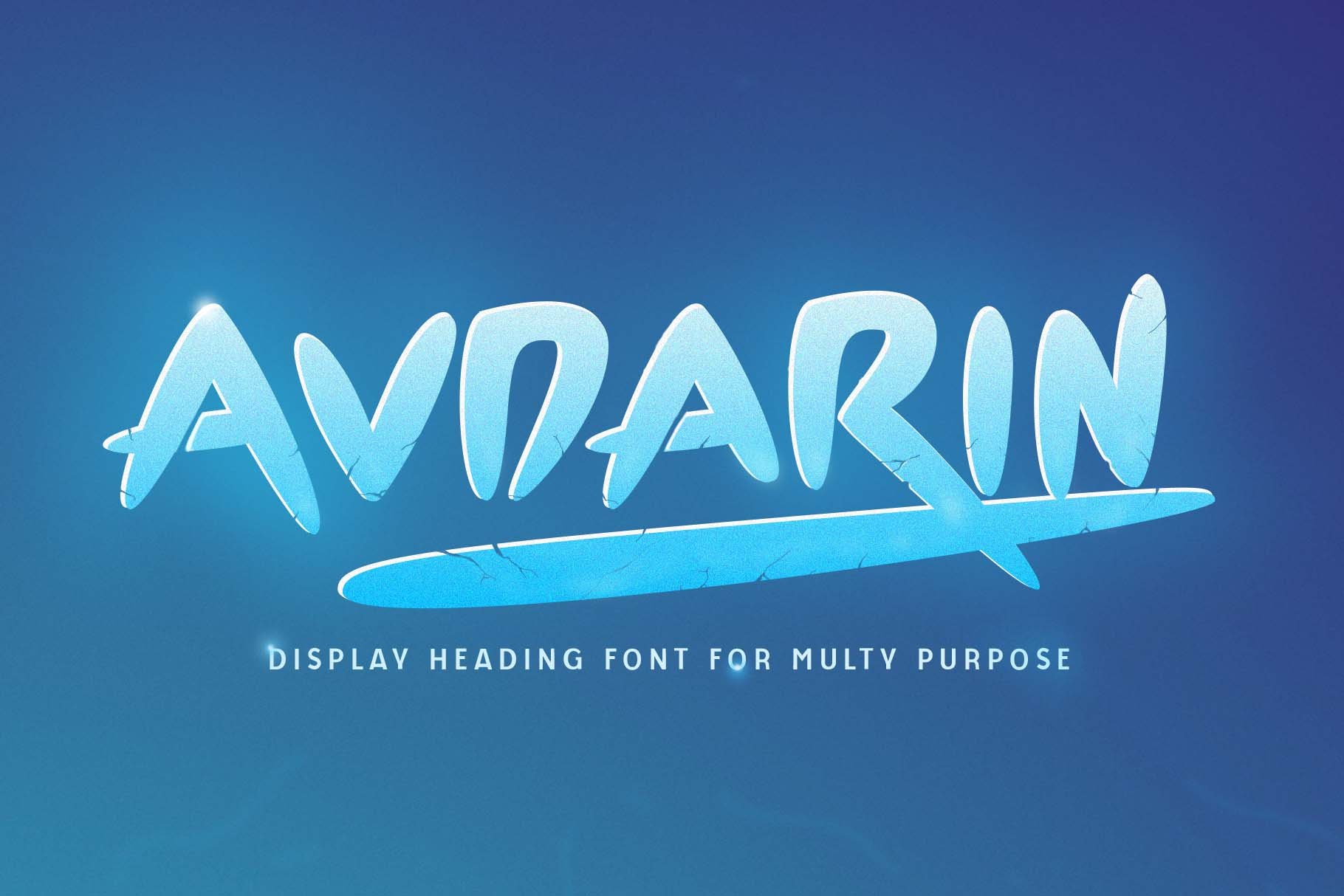 Avdarin - Display Font cover image.