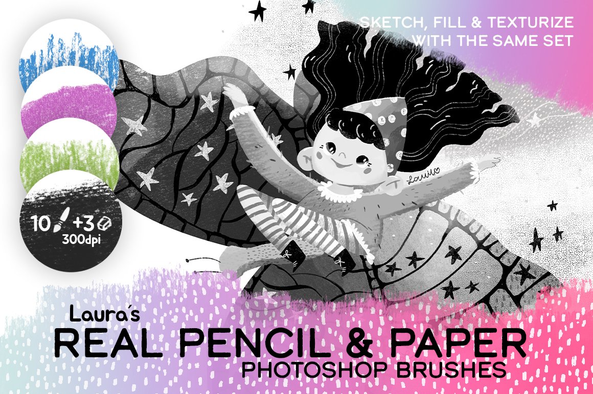 Real Pencil ABR brushescover image.