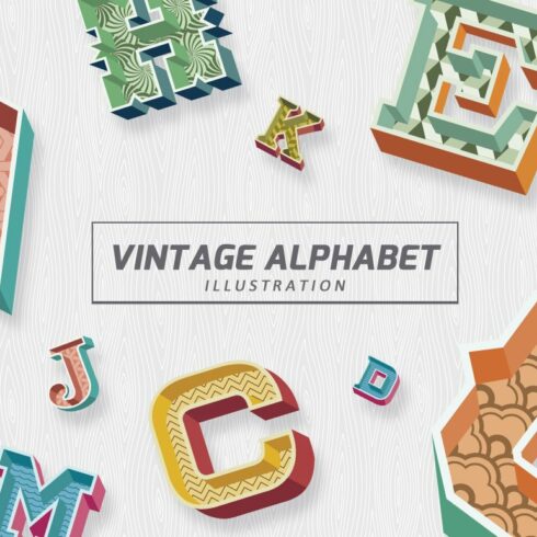 Vintage Alphabet Illustration cover image.