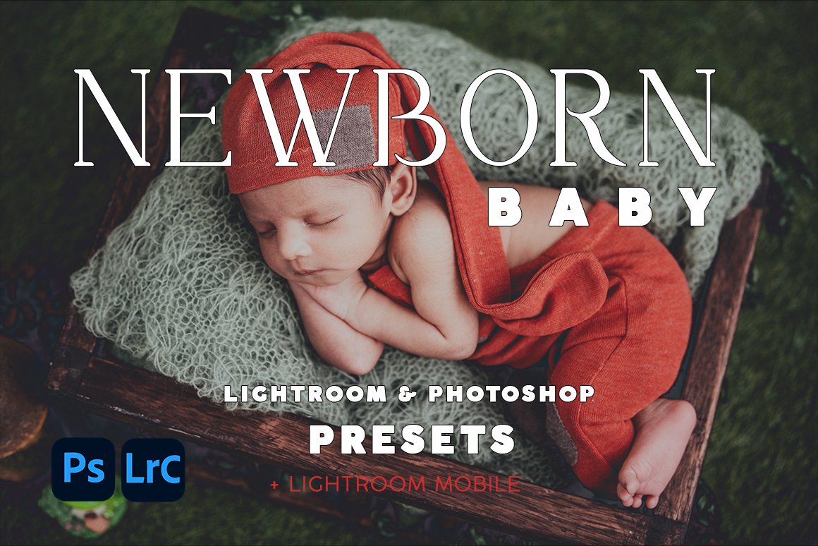 Newborn Baby Lightroom Presets PROcover image.