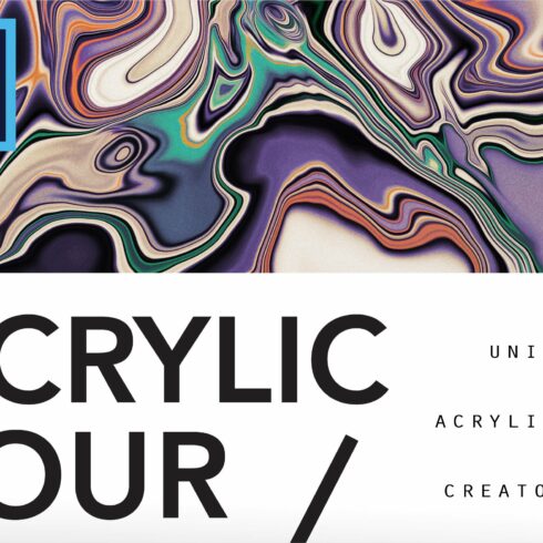Acrylic Pour Creator for Photoshopcover image.