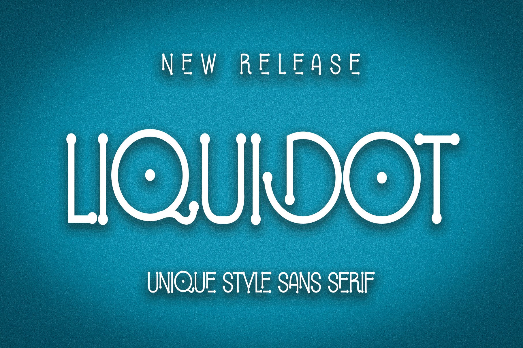 Liquidot - Display Fontcover image.