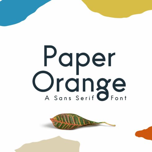 Paper Orange Font Family cover image.