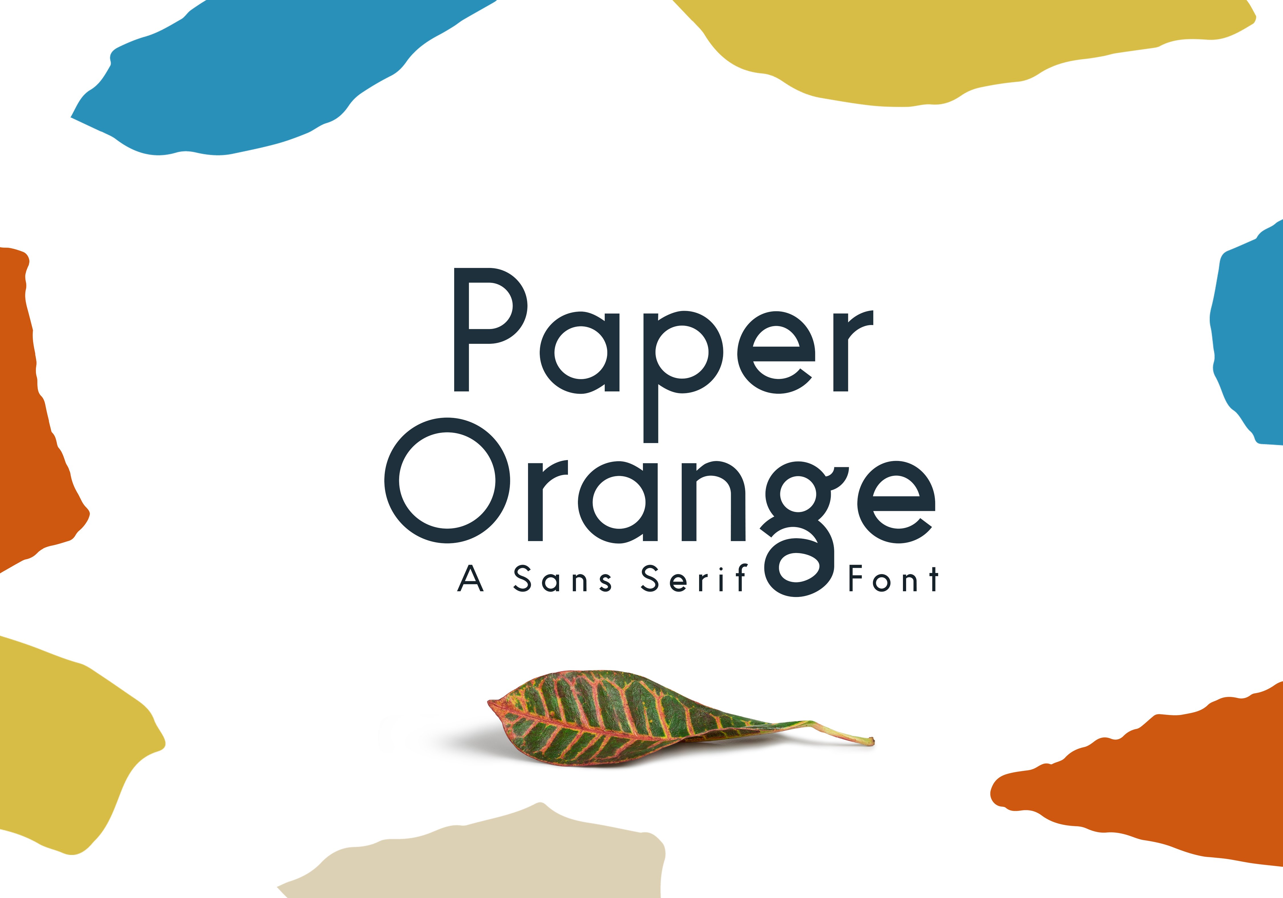 Paper Orange Font Family cover image.